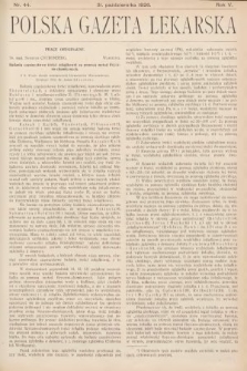 Polska Gazeta Lekarska. 1926, nr 44