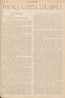 Polska Gazeta Lekarska. 1926, nr 50