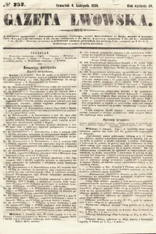 Gazeta Lwowska. 1858, nr 252