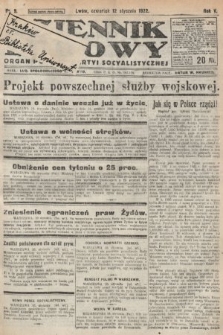 Dziennik Ludowy : organ Polskiej Partyi Socyalistycznej. 1922, nr 9