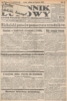 Dziennik Ludowy : organ Polskiej Partyi Socyalistycznej. 1922, nr 23
