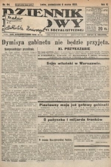 Dziennik Ludowy : organ Polskiej Partyi Socyalistycznej. 1922, nr 54