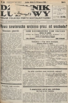 Dziennik Ludowy : organ Polskiej Partyi Socyalistycznej. 1922, nr 64