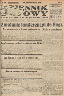 Dziennik Ludowy : organ Polskiej Partyi Socyalistycznej. 1922, nr 110