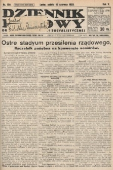 Dziennik Ludowy : organ Polskiej Partyi Socyalistycznej. 1922, nr 128