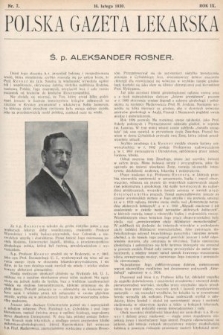 Polska Gazeta Lekarska. 1930, nr 7