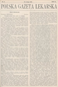 Polska Gazeta Lekarska. 1930, nr 8