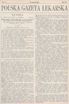 Polska Gazeta Lekarska. 1930, nr 11