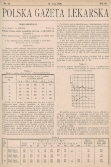 Polska Gazeta Lekarska. 1930, nr 19
