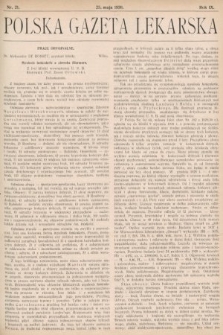 Polska Gazeta Lekarska. 1930, nr 21