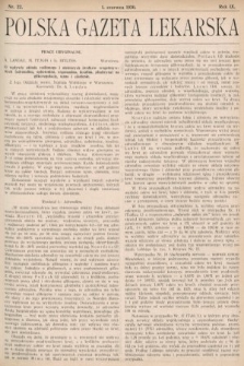 Polska Gazeta Lekarska. 1930, nr 22