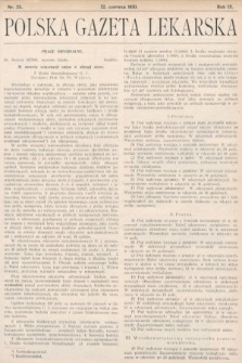 Polska Gazeta Lekarska. 1930, nr 25