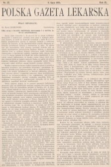 Polska Gazeta Lekarska. 1930, nr 27