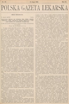 Polska Gazeta Lekarska. 1930, nr 28
