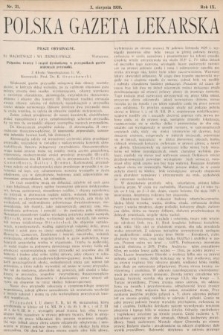 Polska Gazeta Lekarska. 1930, nr 31