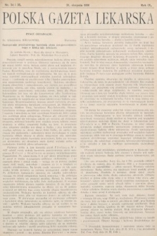Polska Gazeta Lekarska. 1930, nr 34 i 35