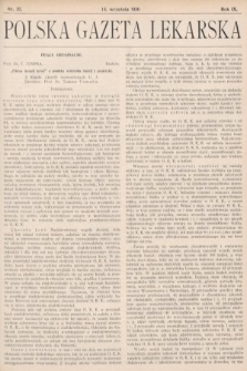 Polska Gazeta Lekarska. 1930, nr 37