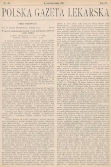 Polska Gazeta Lekarska. 1930, nr 40