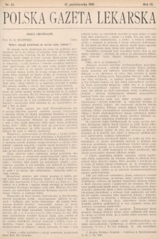 Polska Gazeta Lekarska. 1930, nr 41