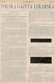 Polska Gazeta Lekarska. 1930, nr 43