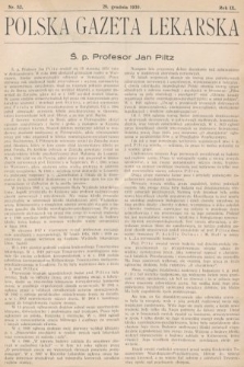 Polska Gazeta Lekarska. 1930, nr 52