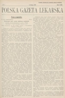 Polska Gazeta Lekarska. 1939, nr 7