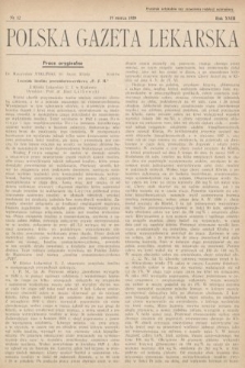 Polska Gazeta Lekarska. 1939, nr 12