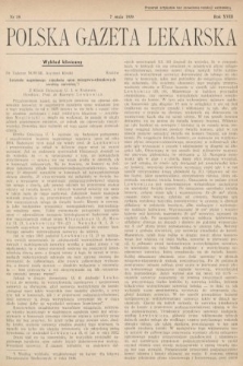 Polska Gazeta Lekarska. 1939, nr 19