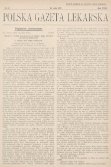Polska Gazeta Lekarska. 1939, nr 21
