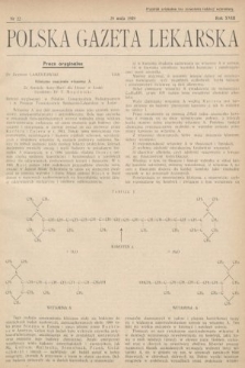 Polska Gazeta Lekarska. 1939, nr 22