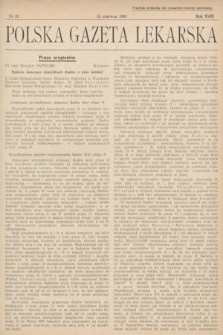 Polska Gazeta Lekarska. 1939, nr 25