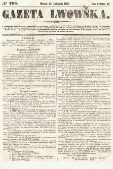 Gazeta Lwowska. 1858, nr 268