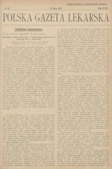 Polska Gazeta Lekarska. 1939, nr 30
