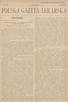 Polska Gazeta Lekarska. 1939, nr 34 i 35