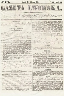 Gazeta Lwowska. 1858, nr 272