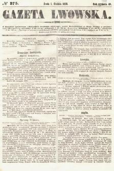 Gazeta Lwowska. 1858, nr 275