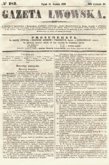 Gazeta Lwowska. 1858, nr 282