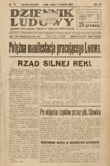 Dziennik Ludowy : organ Polskiej Partji Socjalistycznej. 1930, nr 76