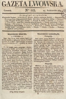 Gazeta Lwowska. 1839, nr 125