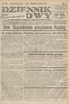 Dziennik Ludowy : organ Polskiej Partyi Socyalistycznej. 1922, nr 288