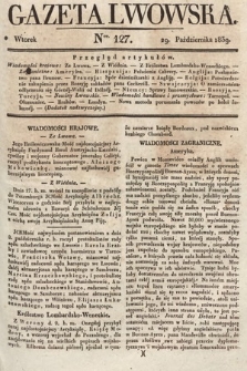 Gazeta Lwowska. 1839, nr 127