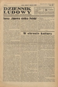 Dziennik Ludowy : organ Polskiej Partji Socjalistycznej. 1933, nr 5