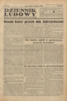 Dziennik Ludowy : organ Polskiej Partji Socjalistycznej. 1933, nr 10