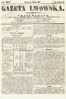 Gazeta Lwowska. 1858, nr 291