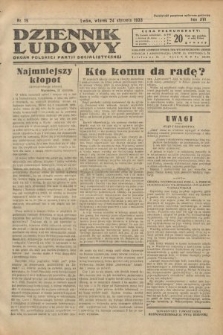 Dziennik Ludowy : organ Polskiej Partji Socjalistycznej. 1933, nr 19