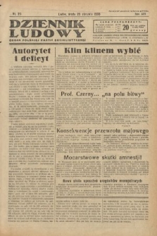 Dziennik Ludowy : organ Polskiej Partji Socjalistycznej. 1933, nr 20