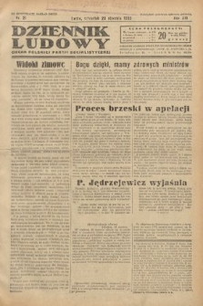 Dziennik Ludowy : organ Polskiej Partji Socjalistycznej. 1933, nr 21