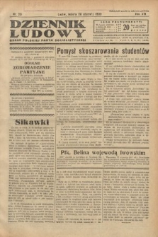 Dziennik Ludowy : organ Polskiej Partji Socjalistycznej. 1933, nr 23