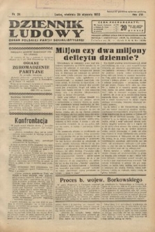 Dziennik Ludowy : organ Polskiej Partji Socjalistycznej. 1933, nr 24