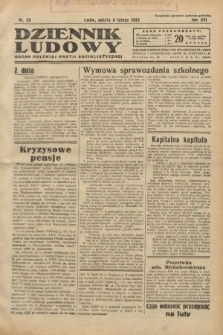 Dziennik Ludowy : organ Polskiej Partji Socjalistycznej. 1933, nr 28